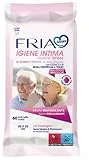Salviette per l’Igiene Intima degli Anziani - con Estratti di Rosa Centifolia e Tiglio - Azione Riequilibrante - Antiodore - Formato: 60 Salviette - FRIA Senior