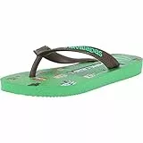 Havaianas Minecraft, Infradito Unisex - Bambini, Verde (Foglia Verde), 27/28 EU