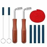 Osuter 9 pezzi Kit Accordatura Pianoforte,Strumenti Accordatore Pianoforte Professionale Musicale Mute Pianoforte Chiave Accordatura Pianoforte per Accordatore di Pianoforte