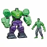 Marvel Hasbro Avengers Mech Strike - Figura d'azione Hulk con incredibile armatura Mech, per bambini dai 4 anni in su, F02635L00, multicolore, taglia unica