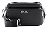 Calvin Klein Borsa a Tracolla Donna Ck Must Camera Bag Piccola, Nero (Ck Black), Taglia Unica
