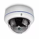 DCSEC 5MP 4MP 1920P 4-in-1 Telecamera 180 gradi grandangolare di Sicurezza CCTV AHD/TVI/CVI/CVBS Analogica Resistente Telecamera di Sorveglianza Dome 5.0MP per Interni/Esterni Visione Notturna da 10m