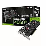PNY Scheda Grafica GeForce RTX™ 4060 Ti 16GB XLR8 Gaming VERTO Overclocked Dual Fan DLSS 3