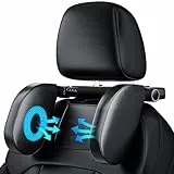 Aipwerer Poggiatesta Auto,180°Regolabile Telescopico Smontare Dell'auto Supporto Per Il Collo Dormire Poggiatesta Laterale,Adatto Per Il Supporto Della Testa di Adulti e Bambini (Nero)