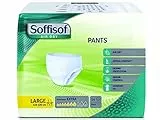 Soffisof Air Dry Pannoloni tipo Pants-Pull-Up, Incontinenza Moderata, Assorbenza Extra per il Giorno, 6 Pacchi da 14 Pezzi, Large