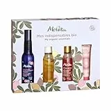 Melvita Set best-seller Formato da viaggio, Trattamento naturale della pelle, Certificato biologico, Routine viso e corpo, Tutti i tipi di pelle