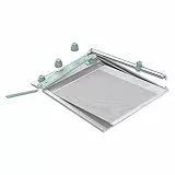 Sizzix Tabellone segnapunti e rifinitore (30 cm x 30 cm) | Strumento per Creare Buste, scatole 3D, Tagliare e misurare | 665797, Mint/White, One Size