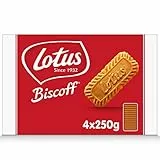 Lotus Biscoff - Biscotti Caramellati - Vegani - Senza Coloranti e Senza Aromi Aggiunti - Gusto Unico e Croccante - 4 Confezioni da 250 gr - 1 kg