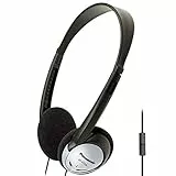 Panasonic Cuffie RP-HT161-K Full-Size Over-The-Ear leggere a filo lungo