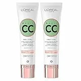 L'Oréal Paris Magic CC Cream 24H Crema Verde Idratante Anti-Rossore 5in1 Universal Shade Effetto Pelle Vellutata a Lunga Durata - 2 Flaconi da 30ml