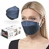 HARD Mascherine FFP2-20 pezzi| Prodotto in Germania | Respiratore confortevole | Delicato sulla pelle e traspirante - OEKO-TEX | confezionati singolarmente - Blu Reale