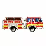 Melissa & Doug- Puzzle da Pavimento Camion dei Pompieri Gigante, Multicolore, 436, brand is Melissa & Doug, variation theme is Style that is Puzzle Gigante Da Pavimento “Autopompa”