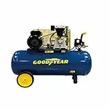 GOODYEAR - Compressore d'aria 100L a cinghia 3CV 2250W 10 bar Flusso aria 350L/min Gy3100B