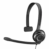 Sennheiser PC7 Cuffia monoaurale microfonica PC USB, nero