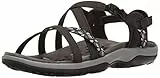 Skechers Reggae Slim-Vacay, Sandali Donna, Black Dark Blk, 38 EU