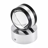 COFEMY Lampada da parete a LED per esterni, impermeabile, per la notte, per la camera da letto, rettangolare, moderna, 85-265 V, 10 W