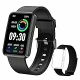 Blackview Smartwatch, R5 per Uomo Donna Orologio Fitness Tracker con Contapassi Cardiofrequenzimetro Contacalorie Saturimetro (SpO2) Meteo Notifiche Messaggi Activity Tracker per Android IOS