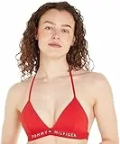 Tommy Hilfiger Top Bikini a Triangolo Donna Imbottito, Rosso (Primary Red), M