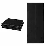 Good Nite Tappetino da yoga pieghevole, antiscivolo, portatile, pieghevole, leggero, per palestra, pilates, sport, viaggi, esercizi, per donne, uomini, 183 x 61 x 0,6 cm (nero)