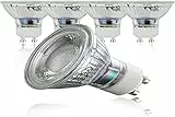 B.K.Licht Lampadina LED, set da 5 GU10, 5 Watt, 400 Lumen, per sostituzione della lampada alogena da 50 Watt, luce calda 3000 K, angolo di diffusione 36°, per faretti e plafoniere