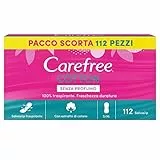 Carefree Salvaslip, Cotton Feel, Normal, Fresca Fragranza, 100% Traspirante - Freschezza Duratura, S/M, 2 x 56 Salvaslip