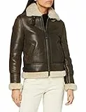 Schott NYC Lcw1257 Giacca, Marrone (Braun (Dark Brown), S Donna