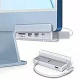 Hub USB C per iMac 24 2021, AYCLIF 6 in 1 adattatore USB C con HDMI 4K, 2 x USB 3.1 e USB C 10Gbps, SD/TF per iMac, Thunderbolt 4, MacBook Air/Pro M1, Dell XPS e dispositivo di tipo C