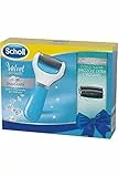 Scholl Velvet Smooth Limited Edition, Roll Professionale per Pedicure, Testina Esfoliante con Cristalli di Diamante e 2 Testine Interscambiabili ad Azione Extra Esfoliante Incluse