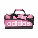 Adidas Duffel Linear Duffel S, Pulse Magenta/Black/Clear Pink, HR5355, NS