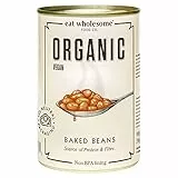 Eat Wholesome Fagioli Biologici Stufati (Baked Beans), da 400 g (Confezione da 12)