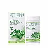 Armores Natura Integratori Alimentari, Moringa, Integratore con Foglie e Semi di Moringa, Favorisce l'Equilibrio del Peso Corporeo ed il Metabolismo dei Lipidi, Vegano, 60 Compresse