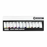 LIQUITEX Heavybody - Confezione da 12 custodie in acrilico, 59 ml, colori assortiti