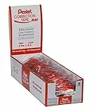 Pentel ztn25bw – Set di 12 mini Correttori a applicazione laterale 5 mm x 6 m
