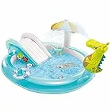Intex 57165 Play Center Piscina Alligatore Con Spruzzo, 201 x 170 x 84 cm