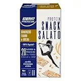Enervit, Cracker Farro e Avena, Monoporzioni, 100% Vegetale, per Mantenere il Tono Muscolare, con Proteine di Soia, Pisello e Farro, con Olio Extra Vergine di Oliva, 7 Minipack da 24 Grammi