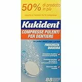 Kukident Kuk0100016 Capsule Pulenti Dentiere, 88 Compresse, 158.4 g