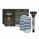 by Amazon Rasoio da uomo a 5 lame con 15 ricariche