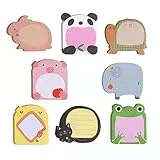 40 Pacchetti Sticky Notes Adesive, Note Adesive Animali, Note Autoadesive Memo, Mini Foglietti Adesivi, Blocchetti Memo Adesivi Animali, 8 Specifiche, Memo per Casa, Scuola e Ufficio