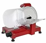 Rgv Affettatrice Mod 25 Special Edition Red, 140 W, 70 Decibel, Alluminio, 48L X 36.3L X 36.5H Cm, Rosso, per verdura, con Interruttore di sicurezza, Lama estraibile
