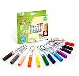 CRAYOLA Mini Kids – Pennarelli Lavabili con Punta Arrotondata, Confezione da 12 Pezzi in Colori Assortiti, Età Consigliata: 12 Mesi - 5 Anni