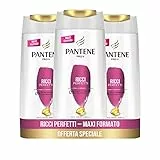 Pantene Shampoo Pro-V Ricci Perfetti, shampoo capelli ricci luminosi e corposi, 3x675 ml
