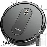 Vactidy Robot Aspirapolvere T6, Aspirapolvere Robot Potente,WiFi/App/Alexa/Siri/Google/IFTTT,per Tappeti,Peli di Animali,Pavimento,Capelli