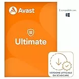 Avast Ultimate - Avast Premium Security Antivirus in combinazione con Avast SecureLine VPN e Avast Cleanup Premium - Download | 1 Dispositivo | 1 Anno | PC/Mac | Codice d'attivazione via email