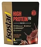 ISOSTAD HIGH PROTEIN 90 CHOCOLATE, Proteine del Latte e vegetali, Fonte di Vitamine e Minerali, Per la crescita della massa muscolare, Alto Valore biologico, 400 gr