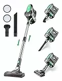 Vactidy Aspirapolvere Senza Fili, Blitz V8 25kpa Scopa Elettrica Senza Fili e Senza Sacco, Aspirapolvere Portatile Ultra-leggero, Autonomia 35 Min con Batteria Rimovibile, Luci LED