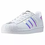 Adidas Originals Superstar, Scarpe da Ginnastica Unisex-Adulto, Ftwr White/Ftwr White/Metallic Silver SLD, 36 EU