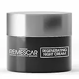 Remescar Crema Viso Antirughe Notte 50ml - Crema Idratante e Nutriente - Rigenera la Pelle e Stimola la Produzione di Collagene ed Elastina - per una Pelle più Soda, Sana, Luminosa e Fresca