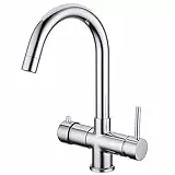 Rubinetto ForHome® 5 Vie Per Refrigeratori Gasatori Acqua Depurata Ambiente/Fredda/Gassata - Calda/Fredda, COLORE RUBINETTO CROMO