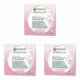 Garnier SkinActive Hydra Bomb Maschera Viso in Tessuto Super Idratante Lenitiva per Pelli Secche e Sensibili, 32 ml (Confezione da 3)
