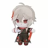 NUWIND Gioco Hu Tao Guoba Panda Zhongli Xiao Bambola di Peluche Carina Dolce Bambola di Panno Decorazione Regali Bambini Natale Compleanno Halloween (20 cm, Kaedehara Kazuha)